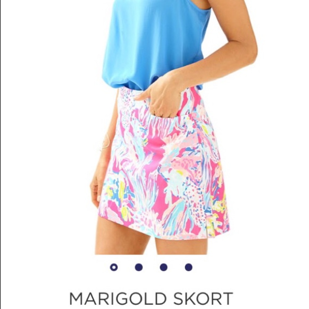 NWOT Lilly Pulitzer Marigold Skort! Price Dropped!